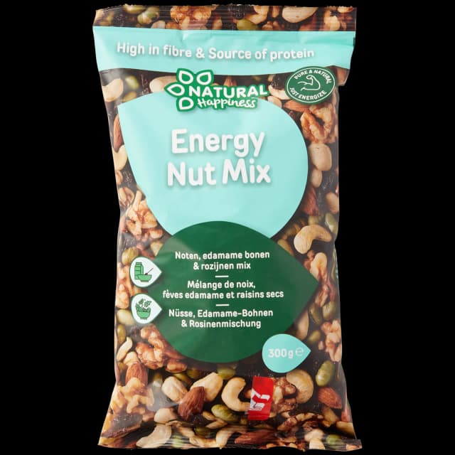 Mélange de noix, edamame et raisins secs Natural Happiness